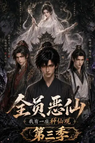 《全员恶仙：我有一座种仙观第三季（96集）（夸克网盘）》短剧封面