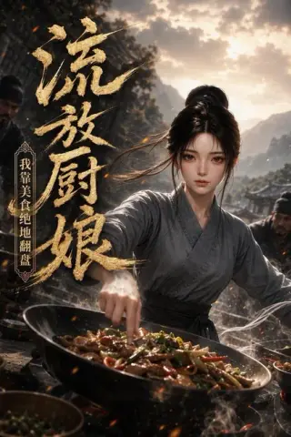 《流放厨娘，我靠美食绝地翻盘（67集）（夸克网盘）》短剧封面