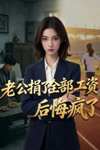 《老公捐了全部工资后悔疯了（55集）AI短剧（百度网盘）》短剧封面
