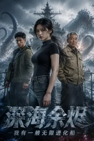 《深海余烬：我有一艘无限进化船（45集）AI短剧（夸克网盘）》短剧封面