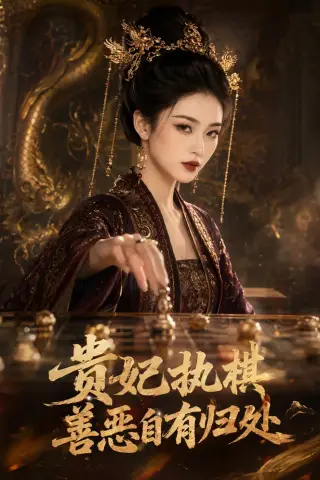 《贵妃执棋，善恶自有归处（45集）AI短剧 (2026)》短剧封面