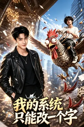 《我的系统只能改一个字（23集）（夸克网盘）》短剧封面