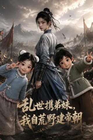 《乱世携弟妹，我自荒野建帝朝（129集）AI短剧 (2026)》短剧封面