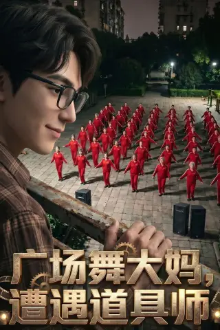 《广场舞大妈遭遇道具师（30集） AI短剧（夸克网盘）》短剧封面