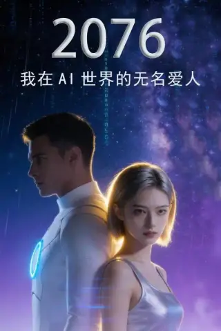 《2076我在AI世界的无名爱人（62集）AI短剧（夸克网盘）》短剧封面