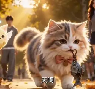 《猫猫我啊，把偏执反派养成老公了第二季（116集）（夸克网盘）》短剧封面