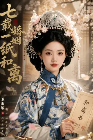 《七载婚姻一纸和（66集）（夸克网盘）》短剧封面