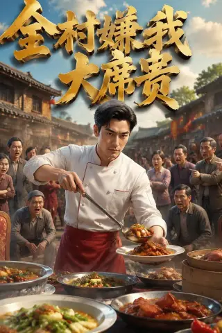 《全村嫌我大席贵（41集）AI短剧（夸克网盘）》短剧封面