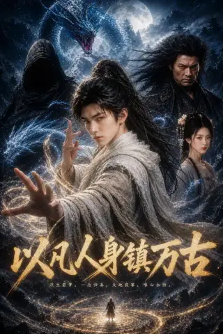 《以凡人身镇万古（91集）（夸克网盘）》短剧封面