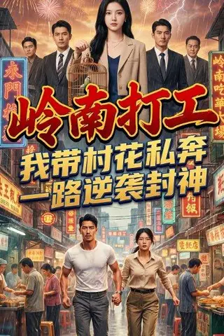 《岭南打工：我带村花私奔，一路逆袭封神（80集）Ai短剧（百度网盘）》短剧封面