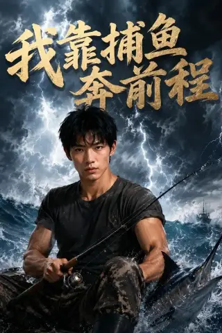 《我靠捕鱼奔前程（54集）AI短剧 (2026)》短剧封面