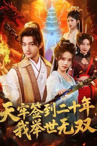 《天牢签到二十年，我举世无双（80集）赵子麒＆苏西＆王丽晴》短剧封面