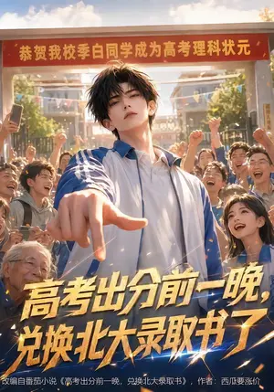 《高考出分前一晚，兑换北大录取书了（80集）（夸克网盘）》短剧封面