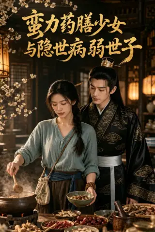《蛮力药膳少女与隐世病弱世子（62集）（夸克网盘）》短剧封面