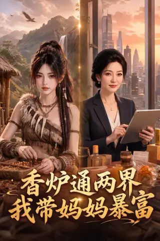 《香炉通两界，我带妈妈暴富（61集）（夸克网盘）》短剧封面