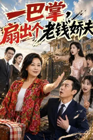 《一巴掌，扇出个老钱娇夫（60集）AI短剧（百度网盘）》短剧封面