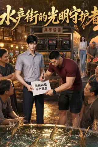 《水产街的光明守护者（48集）AI短剧（夸克网盘）》短剧封面