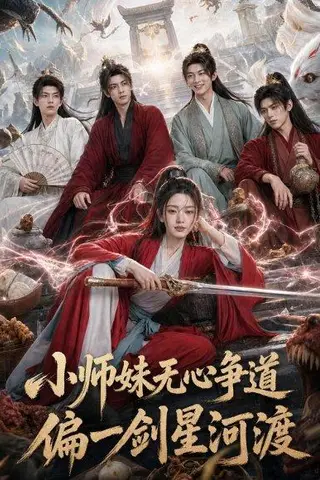 《小师妹无心争道，偏一剑星河渡（74集）（百度网盘）》短剧封面