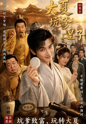 《大夏坑爹二皇子（80集）（夸克网盘）》短剧封面