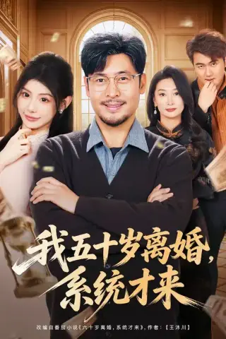 《我五十岁离婚，系统才来（69集）王晓冬＆予黎（夸克网盘）》短剧封面