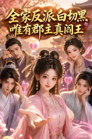 《全家反派白切黑，唯有郡主真阎王（136集）（夸克网盘）》短剧封面