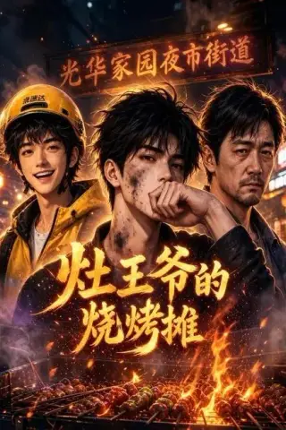 《灶王爷的烧烤摊（23集）AI短剧（夸克网盘）》短剧封面
