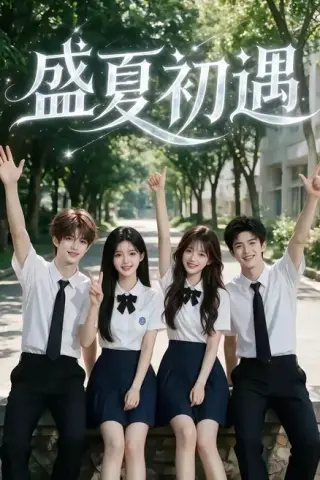 《盛夏初遇（80集）（夸克网盘）》短剧封面