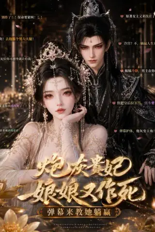 《炮灰贵妃娘娘又作死，弹幕来教她躺赢（136集）AI短剧 (2026)》短剧封面