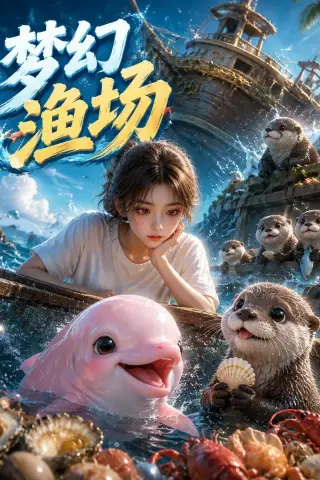 《梦幻渔场（58集）AI短剧（夸克网盘）》短剧封面