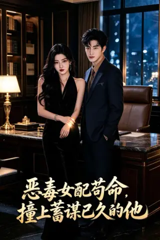 《恶毒女配苟命，撞上蓄谋已久的他（50集）AI短剧 (2026)》短剧封面