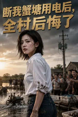 《断我蟹塘用电后，全村后悔了（44集）AI短剧（夸克网盘）》短剧封面