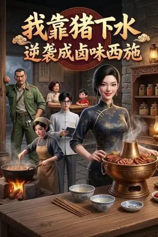 《我靠猪下水逆袭成卤味西施（58集）AI短剧（夸克网盘）》短剧封面