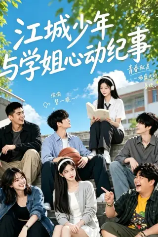 《江城少年与学姐心动纪事（20集）AI短剧 (2026)》短剧封面