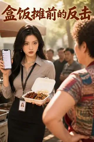 《盒饭摊前的反击（30集）AI短剧 (2026)》短剧封面