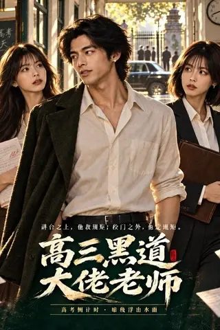 《AI擦边短剧：高三黑道大佬老师（迅雷网盘）》短剧封面