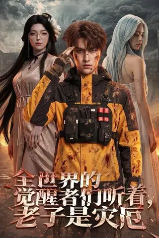 《全世界的觉醒者们听着，老子是灾厄（92集）Ai短剧（百度网盘）》短剧封面
