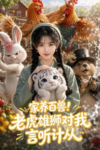 《家养百兽！老虎雄狮对我言听计从（60集）（夸克网盘）》短剧封面