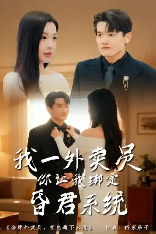 《我一外卖员，你让我绑定昏君系统（80集）杨皓凯＆陈佳欣 (2026)》短剧封面