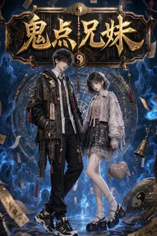 《鬼点兄妹（23集）（夸克网盘）》短剧封面