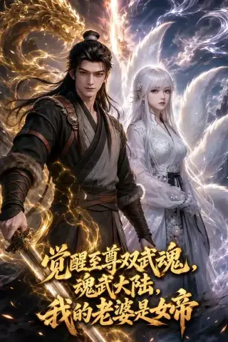 《觉醒至尊双武魂，魂武大陆，我的老婆是女帝（95集）》短剧封面