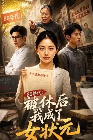 《年代：被休后我成了女状元（60集）AI短剧 (2026)》短剧封面