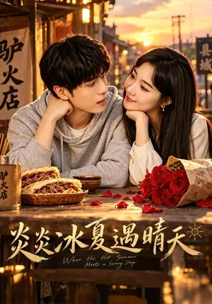 《炎炎冰夏遇晴天（43集）刘静阳&庞博（夸克网盘）》短剧封面