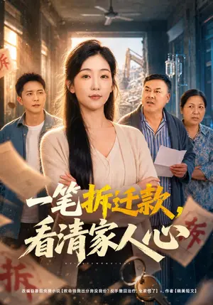 《一笔拆迁款，看清家人心（53集）赵琪&李永鑫（夸克网盘）》短剧封面