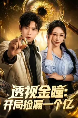 《透视金瞳：开局捡漏一个亿（80集）张恩浩＆钟莹玲（夸克网盘）》短剧封面