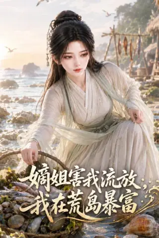 《嫡姐害我流放，我在荒岛暴富（68集）（百度网盘）》短剧封面