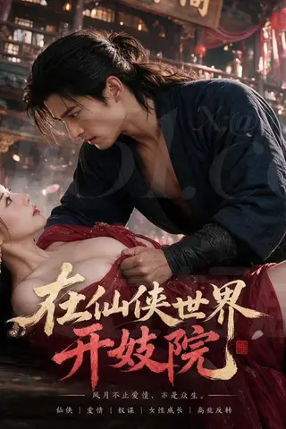 《AI擦边短剧：在仙侠世界开妓院（迅雷网盘）》短剧封面