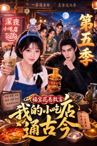 《福宝花卷致富：我的小吃店通古今第五季（160集）（夸克网盘）》短剧封面