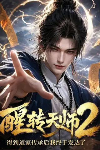 《醒转天师2：得到道家传承后我终于发达了（71集）AI短剧（夸克网盘）》短剧封面