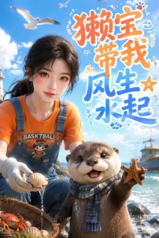 《獭宝带我风生水起（73集）AI短剧（百度网盘）》短剧封面