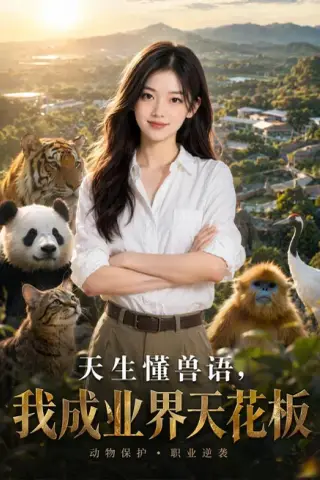 《天生懂兽语，我成业界天花板（44集）（夸克网盘）》短剧封面